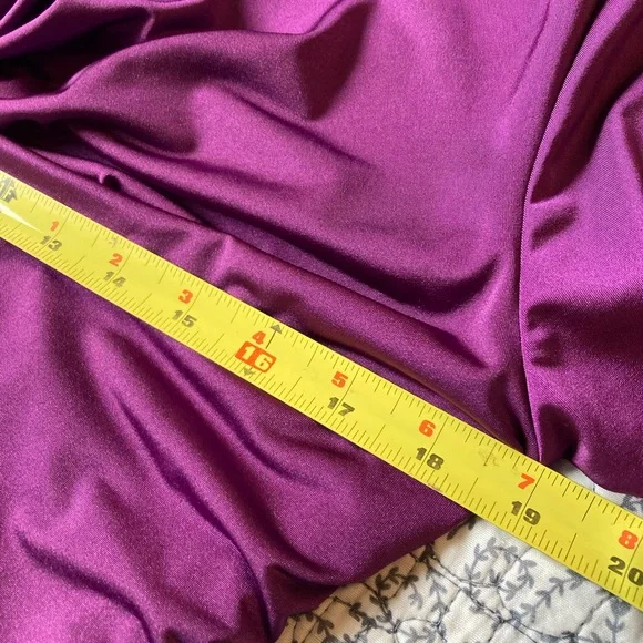 Serena Williams Signature Statement Purple Cowl Neck Top | Size Large | Dressy - Picture 7 of 8
